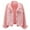 C-Pink43, variant on DHFJKG Womens Jackets Cropped Denim Jacket Long Sleeve Button Down Jean Cardigan With Pearl Stylish Outerwear