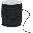 thumbnail image 1 of 100m Cordón Elástico 1mm Cordón Elástico Cordón Artesanal Hilo Elástico para Pulseras y Manualidades Negro, 1 of 5