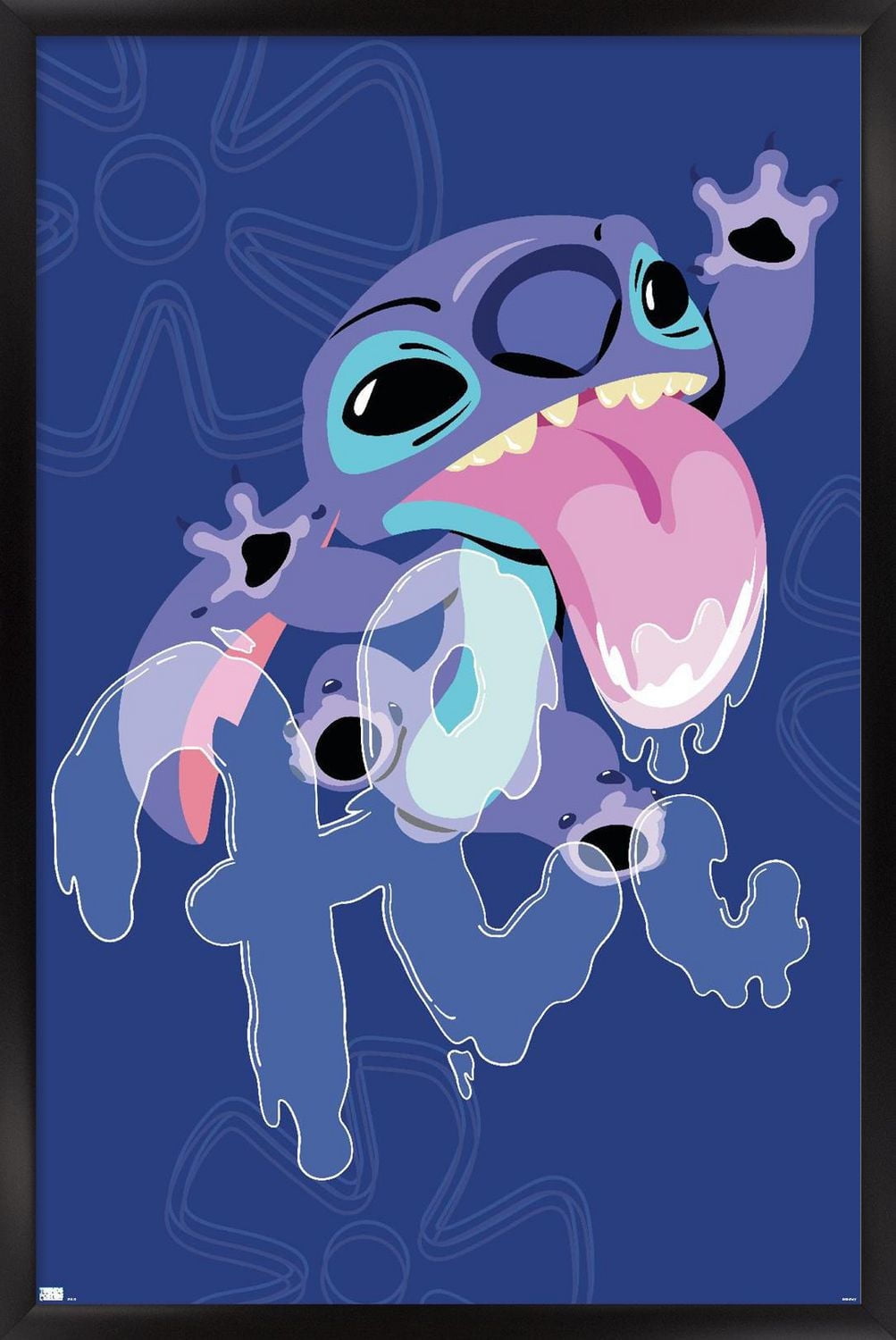 Disney Lilo And Stitch - Slobber Hi Wall Poster, 14.725" x 22.375" Framed