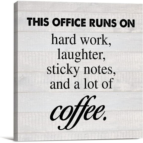 Country Office Coffee Canvas Prints Wall Art Decor Desk Sign Co-Worker Poster Painting Framed Artwork 5X5 Inch Home Office Shelf Wall Decoration