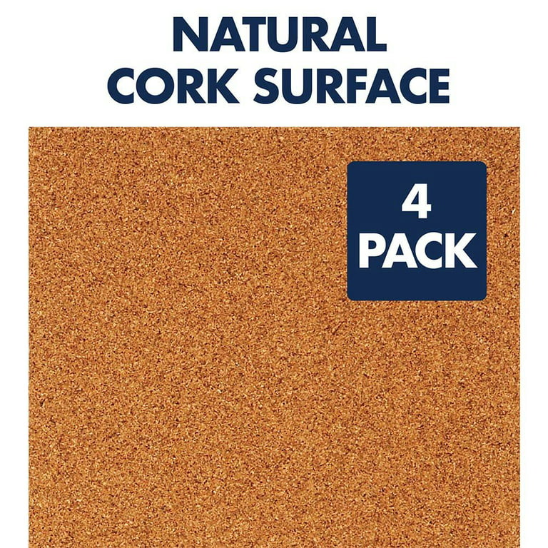 Quartet Cork Board Tiles, 12 x 12, Corkboard, Mini Wall Bulletin x  846641722068
