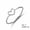 15-Heart, variant on Fashion Silver Tassesl Knuckle Ring Open Zircon Rings Women Adjustable-Hollow Heart