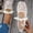 A_ White, variant on Trendy Women's Closed Toe Solid Slip On Casual Flats, Low Cut Soft Sole All-Match Daily Moccasins White 36