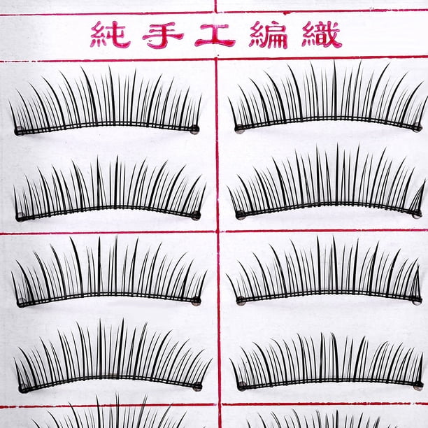Extensión de pestañas postizas BuyWeek 20 piezas naturales reutilizables