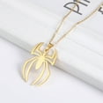 thumbnail image 3 of EUEAVAN Gold Spider Pendant Necklace Stainless Steel Animal Female Jewelry, 3 of 5