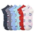 thumbnail image 1 of 6-PACK Women's Comfort Low Cut Socks, Spandex Socks, LOVEY, 9-11, 1 of 1