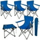thumbnail image 1 of 4 Sillas Playera Plegable para Camping Jardin con Mesa azul, 1 of 7