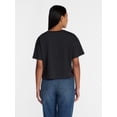 thumbnail image 3 of Soft Launch Women's Graphic Tee with Short Sleeves, Sizes XXS-XXL, 3 of 5
