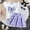 v#1642Purple3411, variant on HAYIMI Kids Outfit Sets Children Casual Comfortable Stylish Fly Sleeved Bowknot O-Neck Tshirts Shorts Holiday Cartoon Clothes Sets