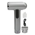 thumbnail image 2 of Cordles Dryer Fan, USB Rechargeable Portable Blow Dryer 200W 100000RPM Quiet Fast Drying for Home Travel Dorm, Sturdy Safe Design, High Wind Style with Extended Battery Life, 2 of 7