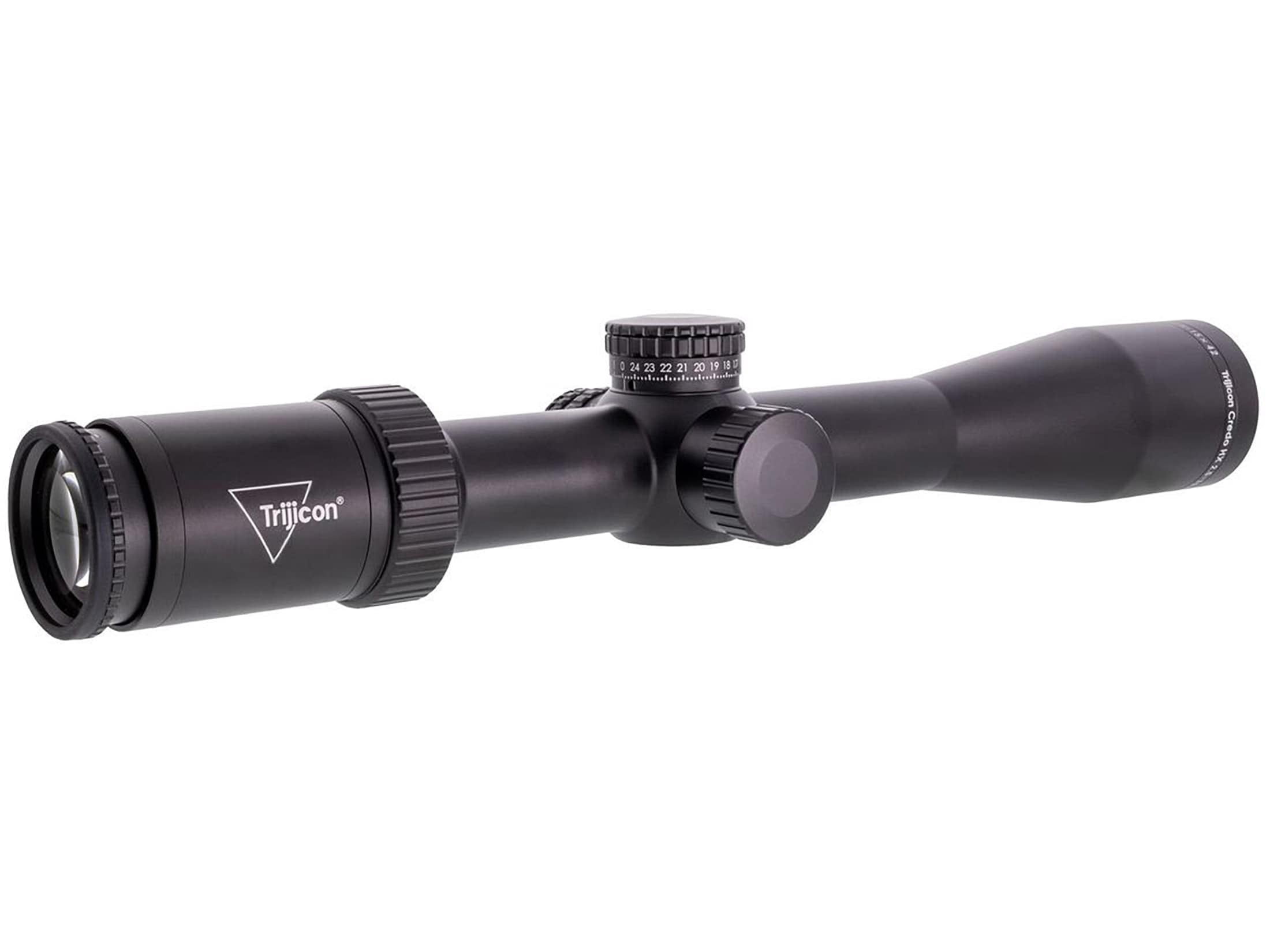 Trijicon Credo HX 2.5-15x42mm 30mm Tube Rifle Scope, Second Focal Plane, BDC Hunter Holds Reticle, Satin Black