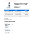 thumbnail image 2 of Fuel Pump Assembly 1 - Compatible with 2009 Chevy Express 2500, 2 of 2