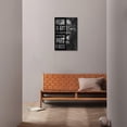 thumbnail image 5 of Mindset is Everything Wall Art -Inspirational Wolf Canvas Wall Art - Mindset Positive Affirmations and Gym Motivational Decor for Home and Office(24" W x 36" H), 5 of 6