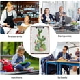 thumbnail image 3 of Cute Succulent Clipboard Wooden Design Decorative A4 Letter Size Clip Boards for Classroom Office, Standard Size 8.7" x 12.6" with Low Profile Metal Clip,Cacti Art, 3 of 6