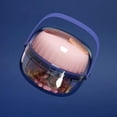 thumbnail image 3 of Pastillero, 4 Compartimentos Grandes Doble Sello Gran Capacidad Impermeable Sello Bolsillo Viaje Almacenamiento Tabletas Contenedor para , pequeña pequeño rosa Salvador organizador de tabletas, 3 of 7
