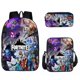 thumbnail image 1 of Mochila para estudiantes Fortnite de 17 pulgadas, bolso bandolera y estuche para lápices, diseño con estampado duradero en varios colores., 1 of 5