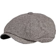 thumbnail image 3 of CoCopeaunts Newsboy Hats for Men Autumn Winter Hat Thick Warm Octagonal Newsboy Cap Retro Artist Painter Beret Hat Flat Ivy Cap, 3 of 7
