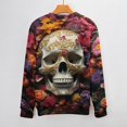 thumbnail image 3 of Gothic Skull Lover Fall Fashion 2024 Long Sleeve Crew Neck Business Casual Pullover Tops Trendy for Men And Women, 3 of 6