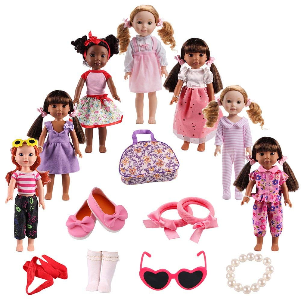 american girl welliewishers willa doll & accessory set