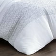 Navigate White Duvet Set, Full/Queen