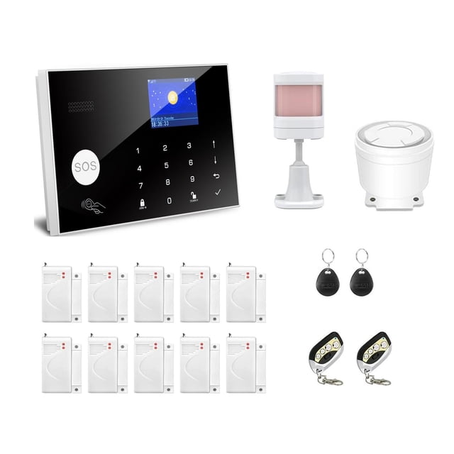 Sistema de Alarma de Seguridad WiFi GSM con Smart Life y Alexa para el Hogar