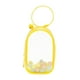 thumbnail image 1 of Bolsa de almacenamiento de figuras portátil, llavero con dijes de PVC transparente, bolsa vacía impermeable portátil, decoración de bolsos multiusos Amarillo, 1 of 8