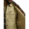 thumbnail image 6 of Wrangler® Men's and Big Men's Sherpa Lined Relaxed Fit Heavyweight Shirt Jacket, Sizes S-2XL, 6 of 6
