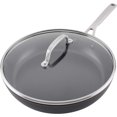thumbnail image 4 of KitchenAid - Hard Anodized Induction Cookware, Nonstick Frying Pan with Lid (31cm/12.25in), 4 of 8