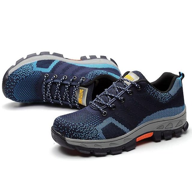 Men's Work Safety Shoes Steel Toe Puncture Proof Safety Boots Men Breathable Shockproof Safety Boots