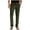29# Army Green, variant on Godokuleh Mens Dress Pants Classic Fit Elastic Waist Drawstring Office Work Pants Summer Lightweight Straight-Leg Pants Khaki L