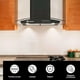thumbnail image 4 of Campana de Cocina Bluelander de Botones, Acero Inoxidable, Extractora de 3 Velocidades, Filtro de Carbón Activado, Campana para Cocina 90 cm, 110 V, 4 of 5