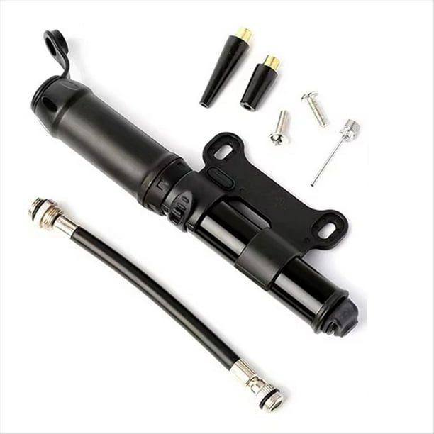 Mini Bomba de Bicicleta, Inflador Portátil de Neumáticos de Bicicleta, Bomba Manual para Bicicleta de Carretera y Pelota, Incluye Soporte de Montaje, Accesorios de Bicicleta