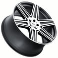 thumbnail image 2 of Mandrus Aluminum Rim ATLAS 18X8.5in Gunmetal with Mirror Cut Face and Lip Finish, 1885MAT435112G66, 2 of 3