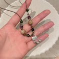 thumbnail image 1 of Collar de perlas para mujer, diseño de nicho que combina con todo, cadena de clavícula de lujo de alta gama, colgante de amor, joyería, 1 of 1