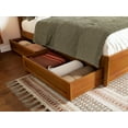 thumbnail image 6 of AFI Lylah Full Wood Platform Bed with Panel Footboard and Storage Drawers, Light Toffee, 6 of 16