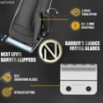 thumbnail image 2 of Cortapelos NOVAH Professional para hombre, barbero inalámbrico, 2 of 6