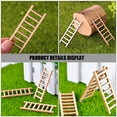 thumbnail image 4 of OULII 40Pcs Beige Mini Wood Ladder Decor for Indoor Decor and Miniature Garden Use, 4 of 7