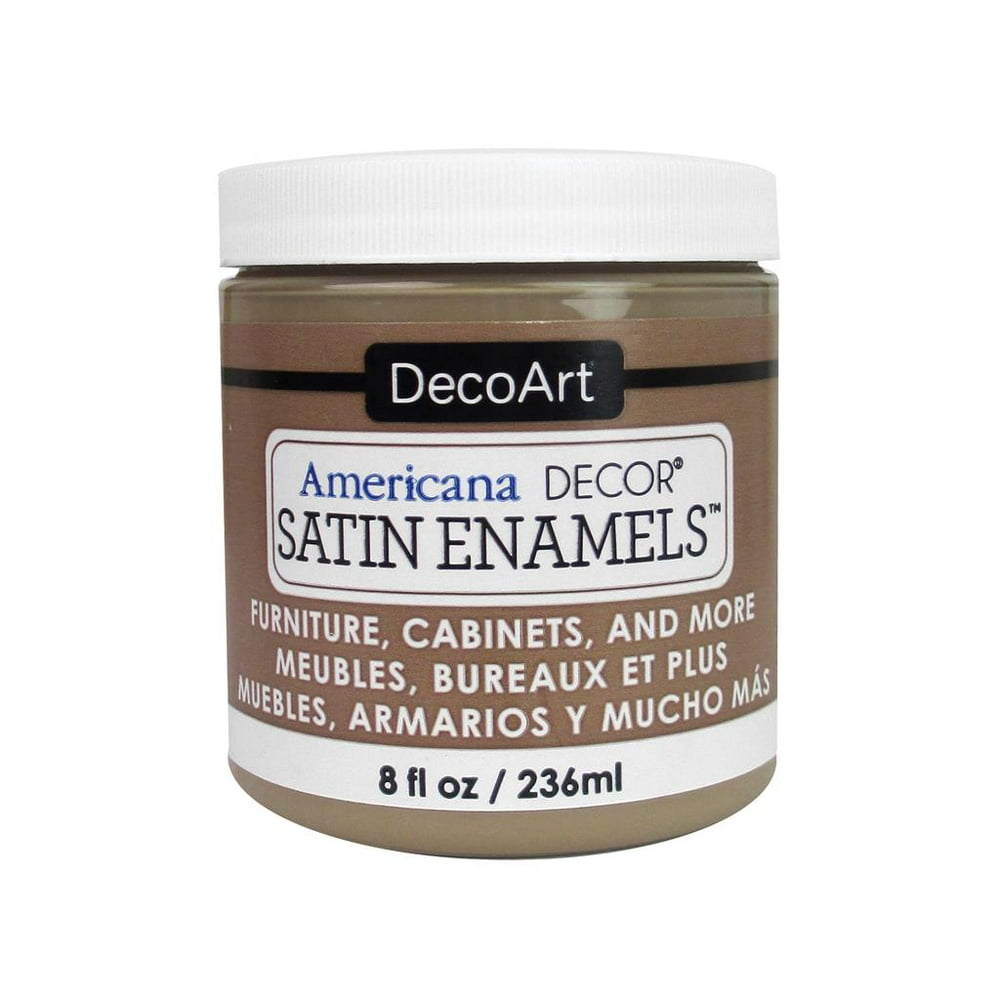 Decoart Americana Decor Satin Enamels 8oz N Sable