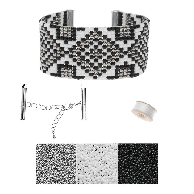 Refill Gatsby Loom Bracelet Silver Exclusive Beadaholique Jewelry