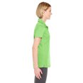 thumbnail image 3 of ULTRACLUB 8220L LADIES' COOL & DRY JACQUARD STRIPE POLO, LIGHT GREEN, M, 3 of 3