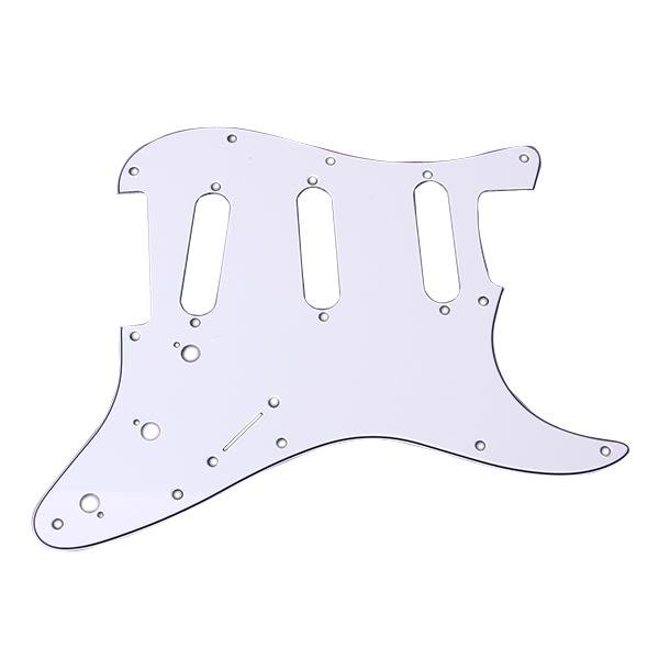 de Guitarra SSS de 3 Capas de para Guitarra perfke Golpeador de guitarra para guitarra Fender Blanco/Negro/Blanco 3 capas SSS