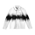 thumbnail image 4 of CCRFTGI Long Sleeve Shirts for Children Girls Causal Back To School Button Down Collared Shirts Formal Floral Print Blouse Soft Fall School Uniform Blouse with Pocket White 9-10 Years, 4 of 4