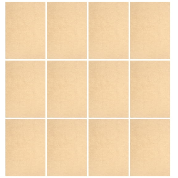 Raindrops 50Pcs A4 Paper Sheets Parchment Retro Paper for Certificate and Diploma 90g (Light Brown)