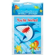 Ocean Shark Invitations, 8ct