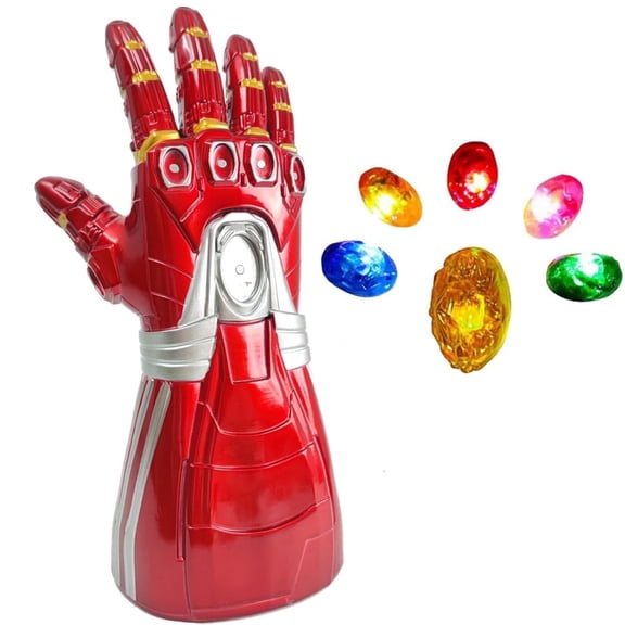 Infinity Glove Pvc Hand Gloves with Colorful Stones for Adult Kids