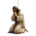 thumbnail image 1 of Visland 2D Acrylic Jesus Christ Ornament Car Rearview Mirror Hanging Decor Auto Interior Religious Gift for Christian Retro Faith Accessories, 1 of 8