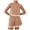Khaki, variant on MuXiKeJi Clothes Women's 2 Piece Short Sets Summer Crew Neck Short Sleeve Matching Sets Outfits with Pockets