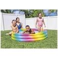 thumbnail image 2 of Alberca Piscina Inflable 3 Aros Arcoiris 147 X 33 Cm Intex 58439NP, 2 of 3