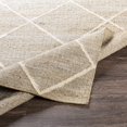 thumbnail image 3 of Hauteloom Brookline Jute Living Room, Bedroom Area Rug - Bohemian, Transitional - Dark Red, Beige, Peach - 2' x 3', 3 of 8