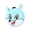 B, variant on mdesiwst Animal Flying Disc Dog Interactive Toy Squeaky Plush Cow Fox Owl Monkey Puppy Teething Cleaning Toy Pet Bite Resistant Boredom Enrichment Toy